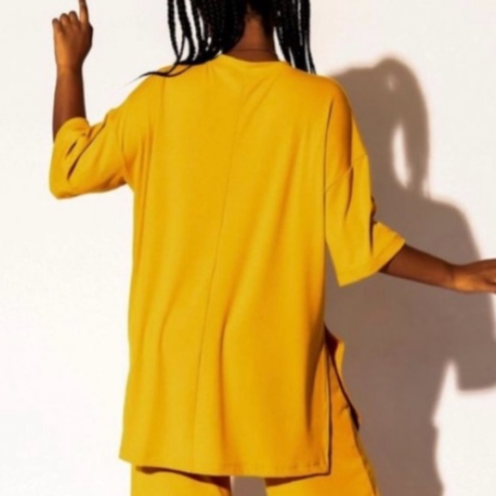 Dressed in Lala Lex Ribbed Playsuit Tunic TOP ONLY - Picture 2 of 14